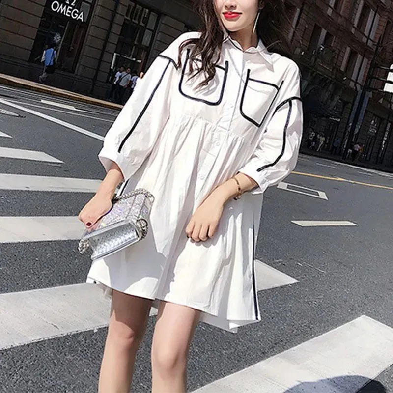 chiffon shirt dress styles White chiffon shirt dress . . . N43,000 Size 10 and 12 Available for delivery . . . STYLE THAT SPEAKS SHOP YOUR FASHION GOALS