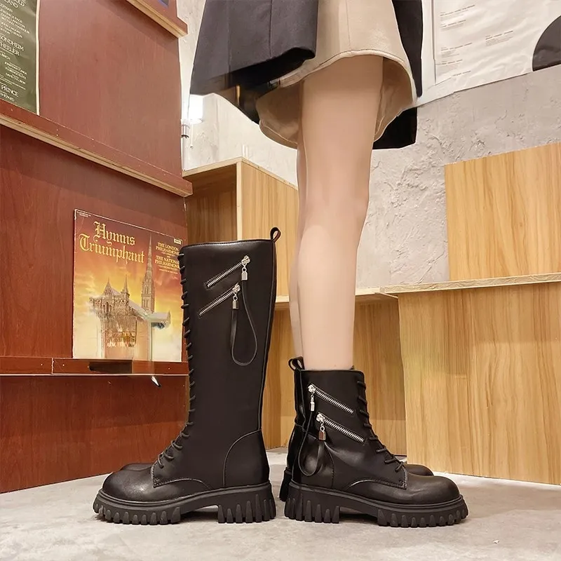 Riding Boots Trending Boots For Ladies 2021 Chunky Boots Boots