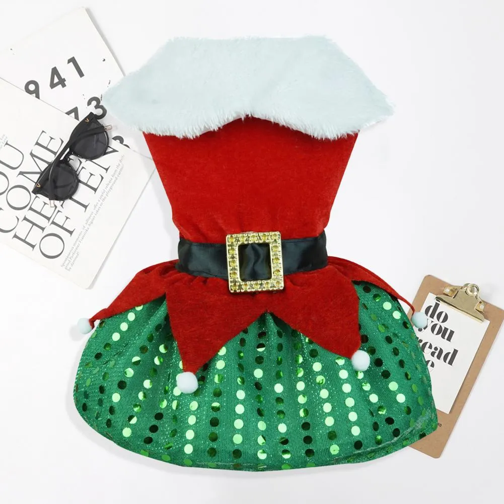 white christmas dresses Christmas Tree Costume Funny Xmas Tree Dress for Adult Unisex Hooded C –  Sun Baby main image 1