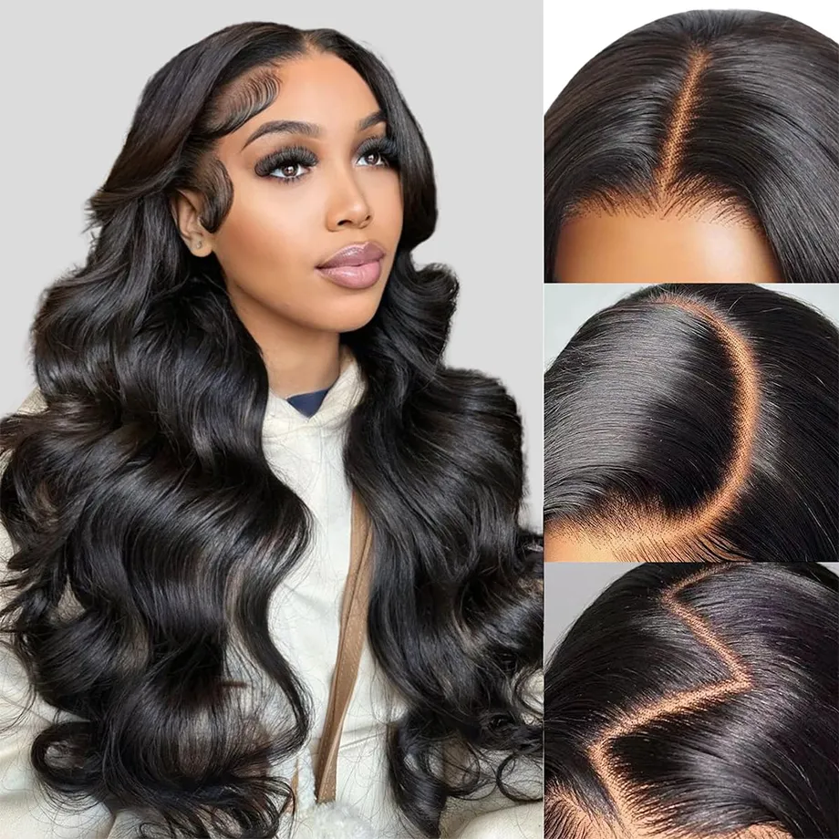 13x6 Lace Frontal Wig Body Wave Human Hair Wigs 30 Inch Body  display picture 2