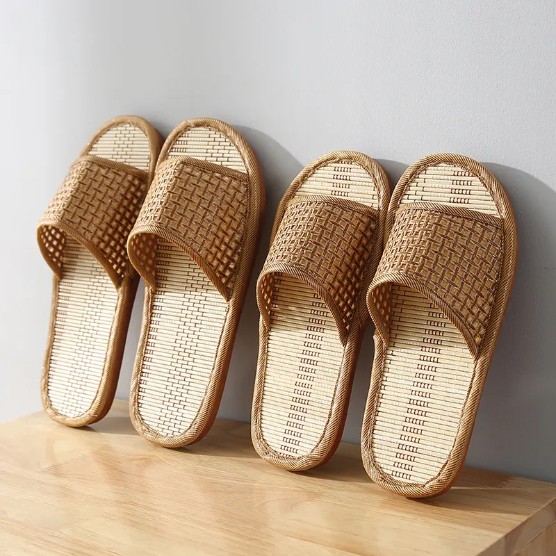 DHgate.com:Bamboo & Rattan Summer Indoor Slippers - Soft