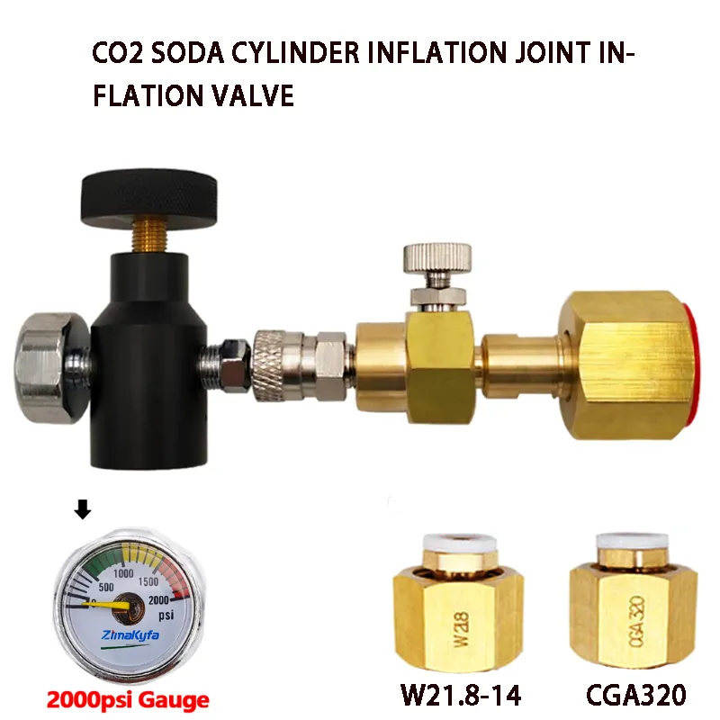 ANKROYU Adaptateur De Réservoir CO2 Adaptateur Soda Adaptateur Cylindre