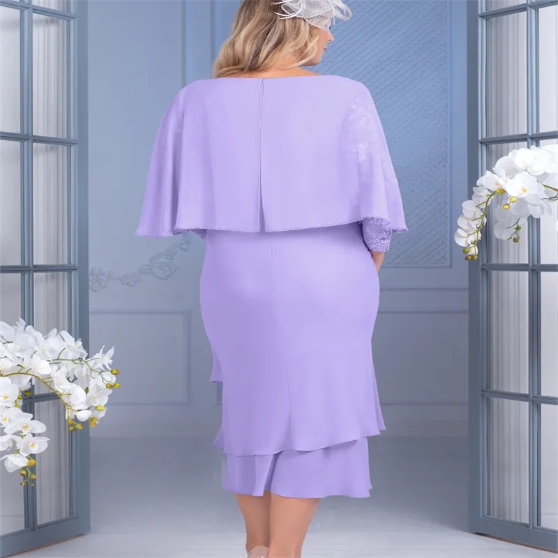Elegant Mother Bride Dresses Lilac Tea Length Midi... From Bridalstore, $92.5 | DHgate.Com Elegant Mother Bride Dresses Lilac Tea Length Midi... From Bridalstore, $92.5 | DHgate.Com