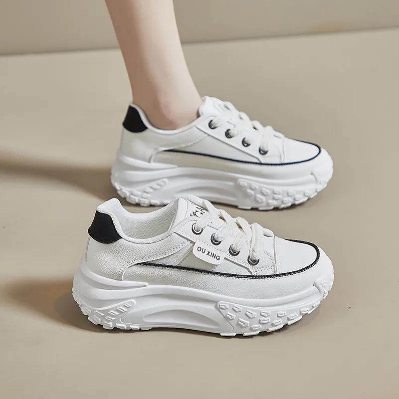 Womens Retro Platform Sneakers Casual, Versatile, High-Quality