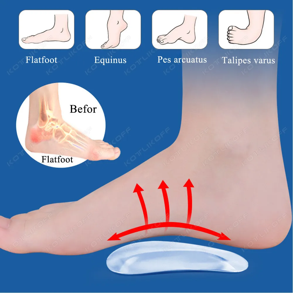 Orthopedic Gel Arch Support Insoles For Pain Relief And Comfort Self Adhesive Invisible Shock Absorbing Flat Feet Shoe Inserts Inserts From Dh2837064 25.17 DHgate.Com