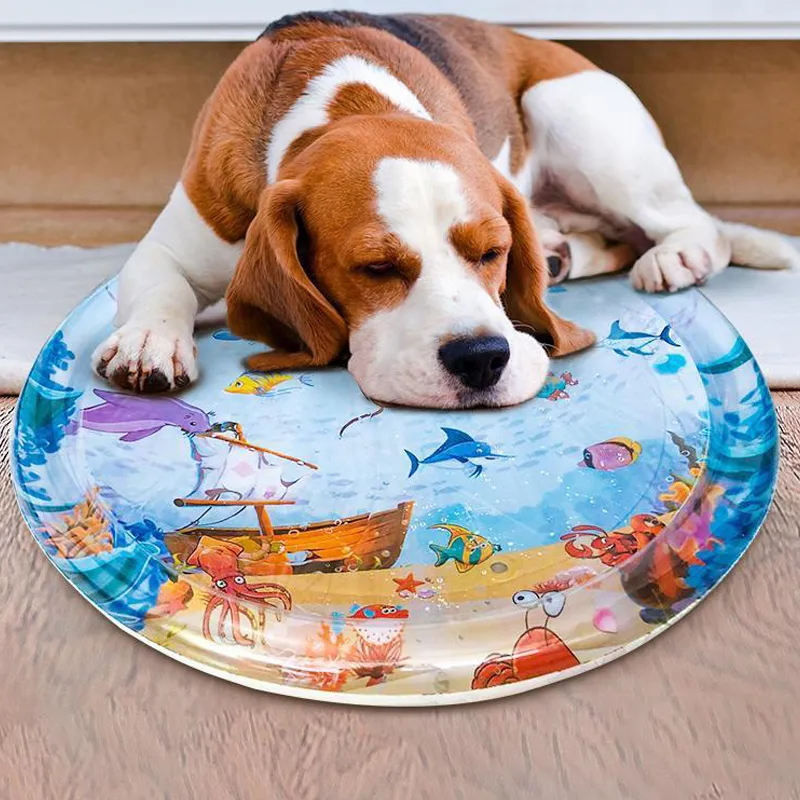 2024 Foldable Summer Cooling Pet Mat Inflatable Water Cushion