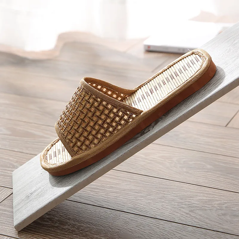 Men's Slippers Bamboo House Shoes Men Women Shoes Bamboo