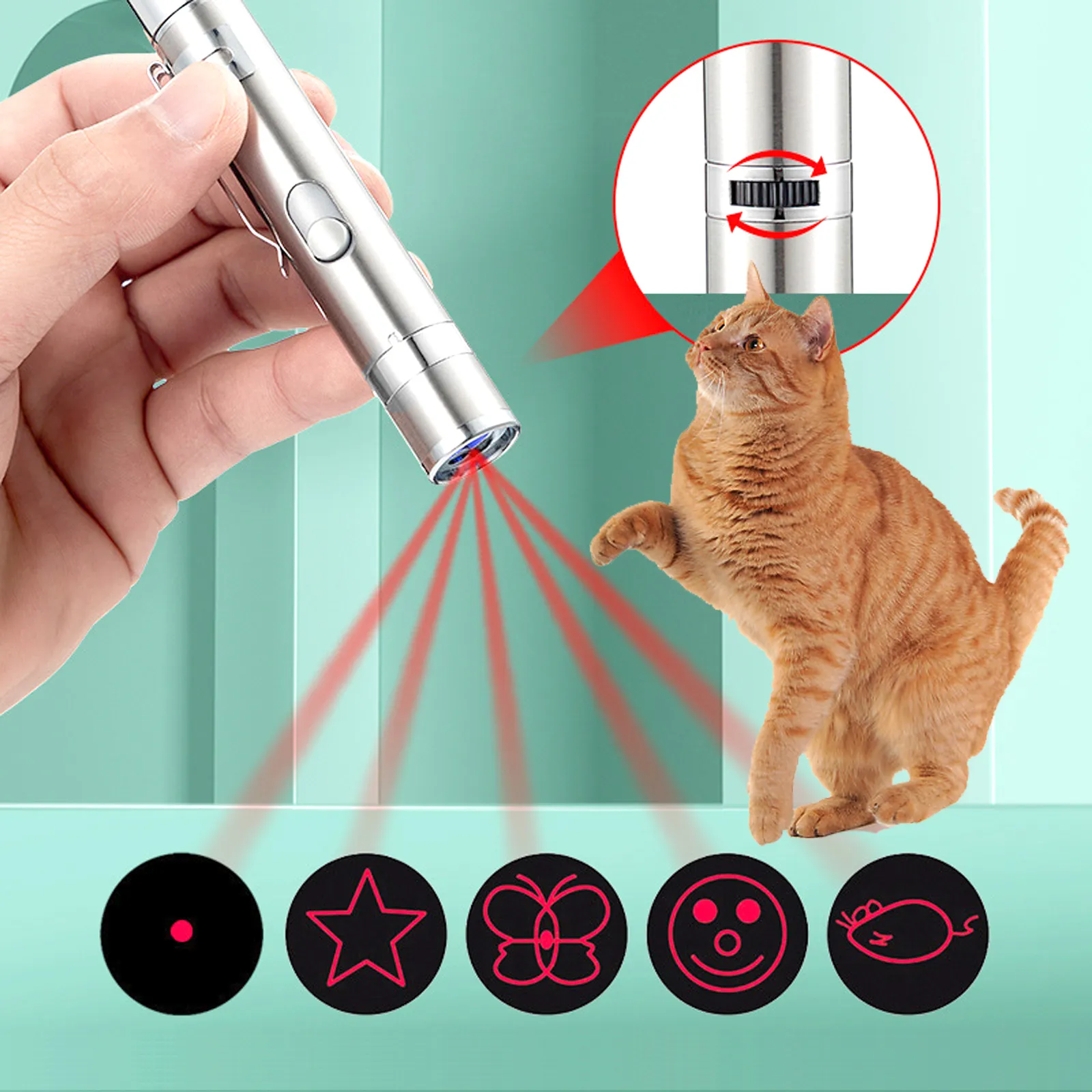 for cats rechargeable cat laser