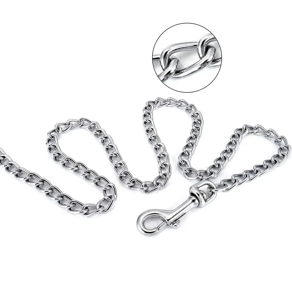 Heavy Duty 4FT Chain Link Chain Leash For Pitbull With Comfort And Soft Padded Handle Anti Chew And Durable For Big Dogs From Dh4695046 16.98 DHgate.Com