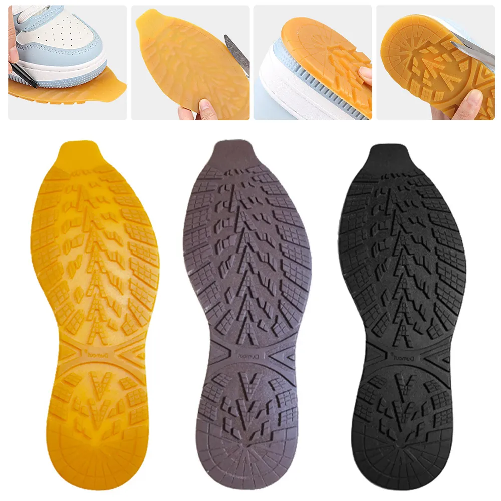 Non Slip Tan Leather Wedges Sole Stickers Flexible Free Cutting Wear Resistant Repair Materials From Dh3372001 14.07 DHgate.Com