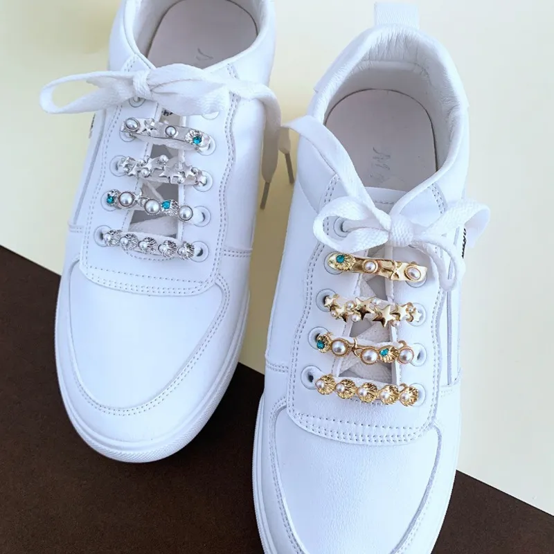 Shoelace Charms Metal Chain Shoelaces Shoelace Charms Rhinestone
