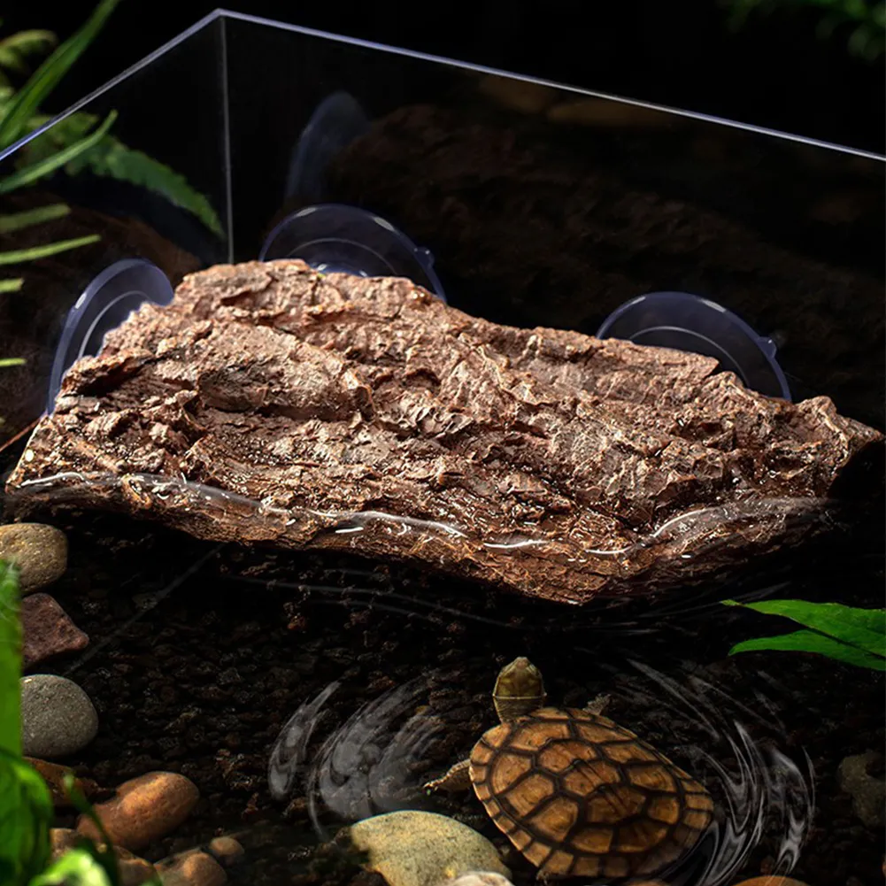 thumbnail image 2 of Reptile Basking Rock Platform - Natural Hiding Habitat For Lizards, Snakes & Geckos 2 of 13