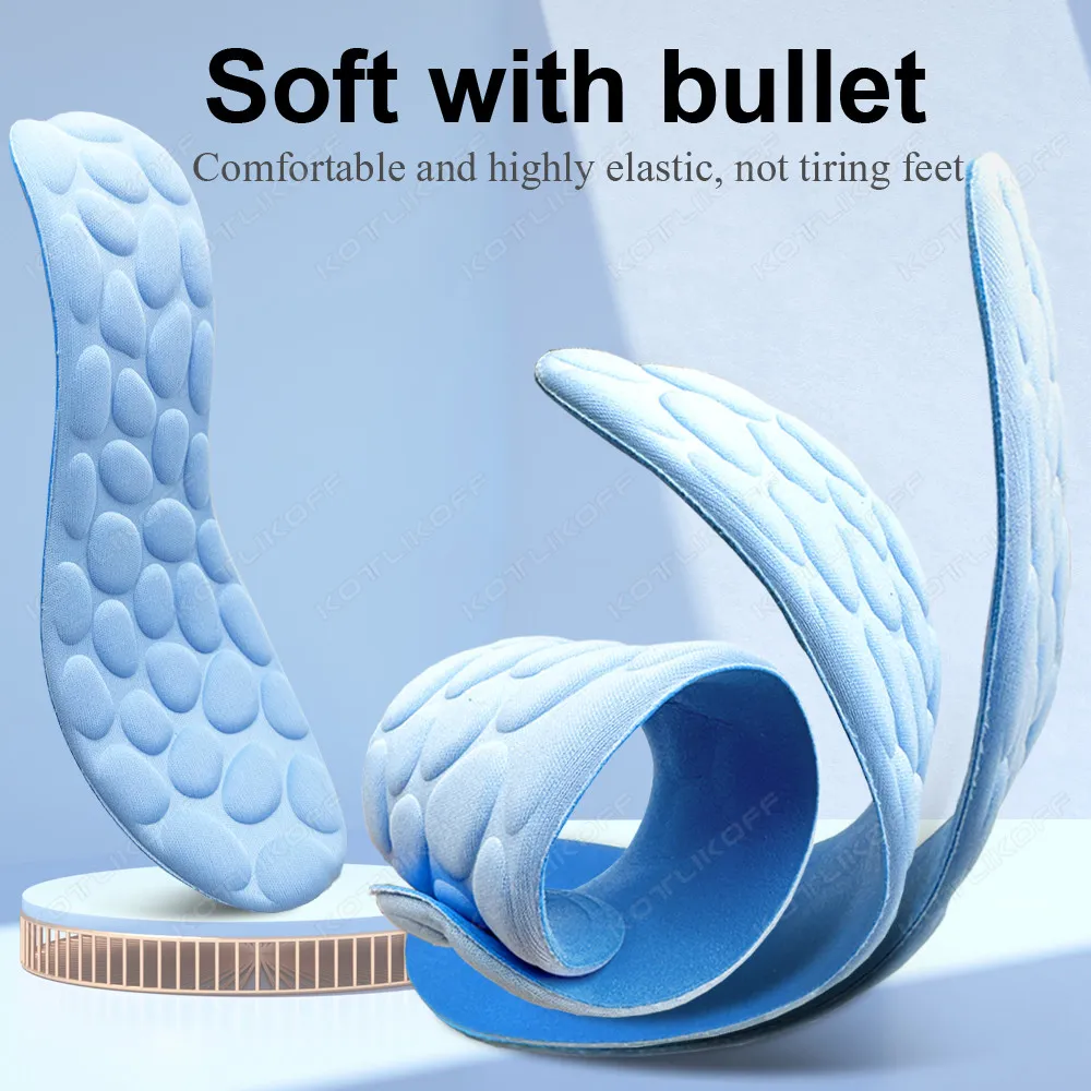 Breathable 4D Sport Insoles Cushioned, Odor-Fighting Orthotic