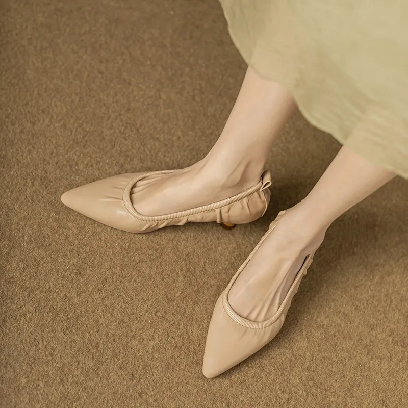 Womens Pointed Toe Pumps High Heels Slip-On Dress Shoes Narrow Width for  Career Functions from Dhgate Dress Shoes - price 90.09