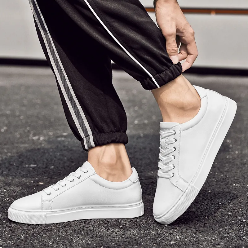 Sneakers Best Leather Shoes For Jeans Premium Leather Walking