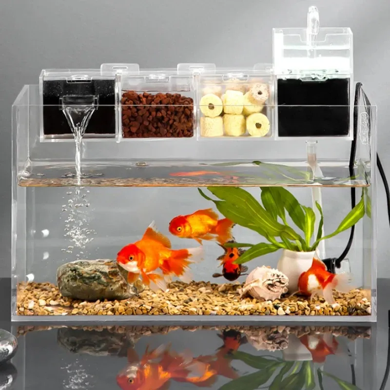 Plastic Turtle Fish Tank With Filtering Box NX-22