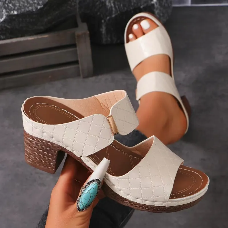 chinese dress ladies Amazon.com: Ladies High Sandals,Work Bridesmaid Wedding Party Dress Shoes  Summer Outdoor Leisure Prom Shoes,Black- 36.5/UK 4/US 6 : Everything Else main image 1