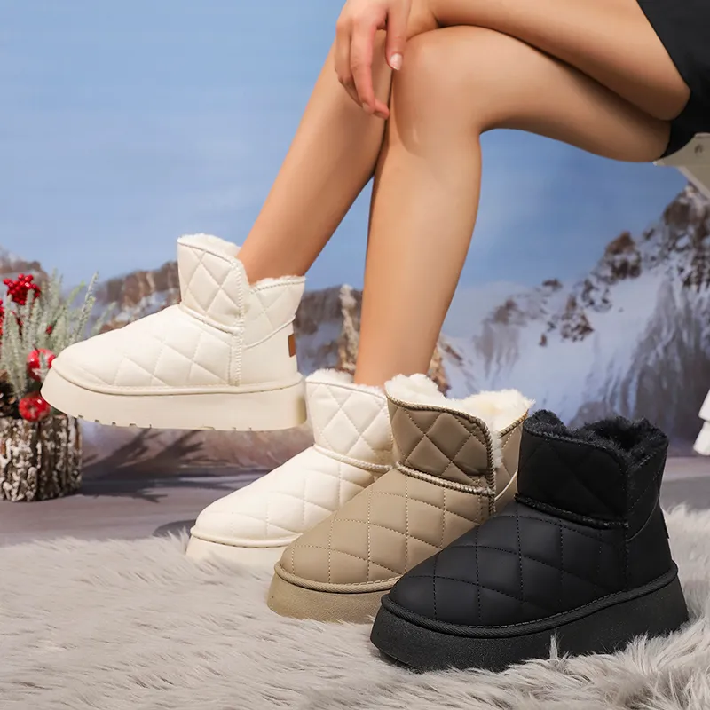 Winter Shoes Ankle Boots Warm GefÃ¼ttert Damen Winter Boots
