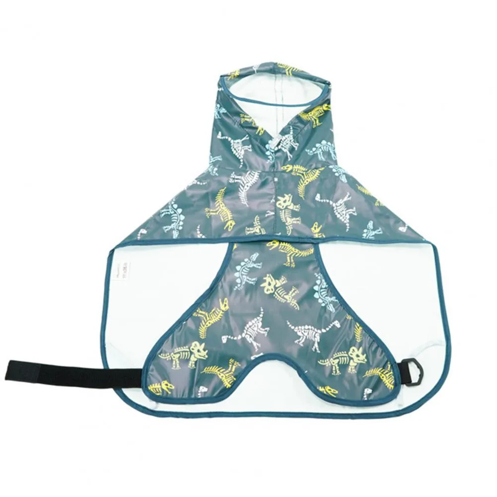 2024Waterproof Pet Raincoat with Reflective Strip and Traction Ring ...