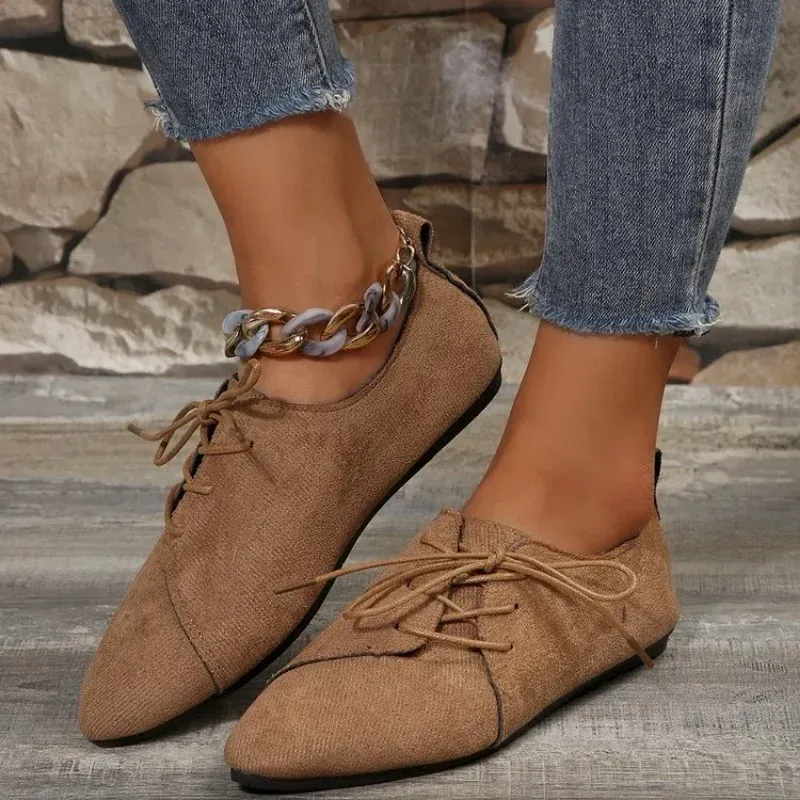 Fashion Pointed Shoes Female Shoes Daily Casual Shoes Classics