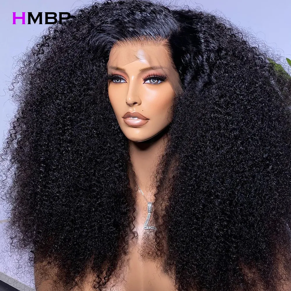 Afro Kinky Curly Human Hair Wig | 13x6 HD Lace Frontal, Pre  display picture 1