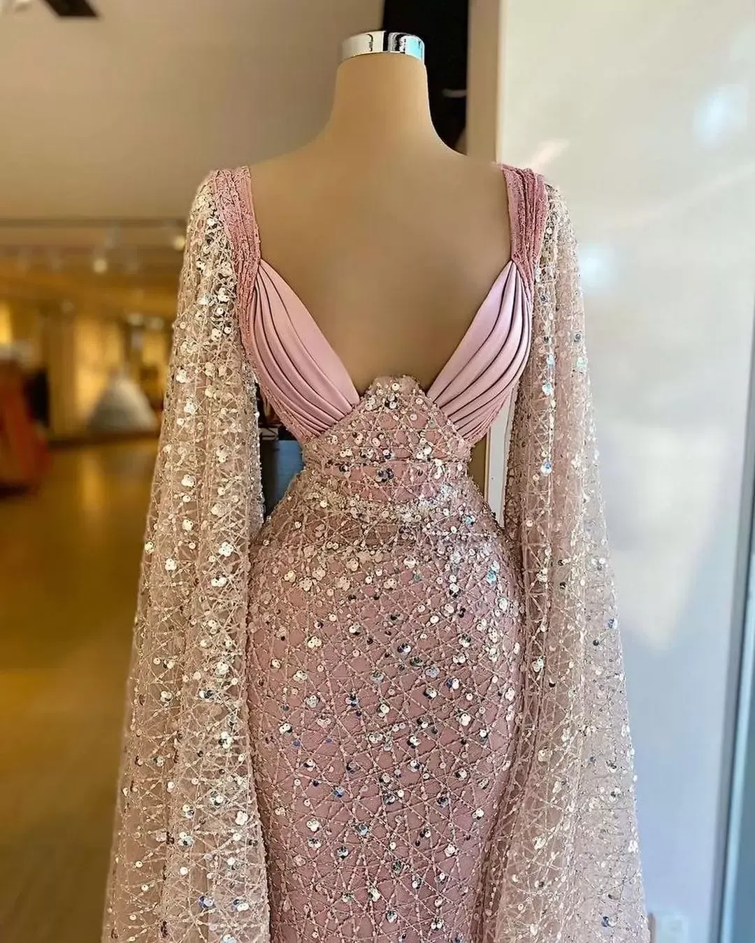 long sleeve elegant wedding guest dresses Simple A Line Spaghetti Strap Light Champagne Satin Evening Dress Part –  shinydress main image 0