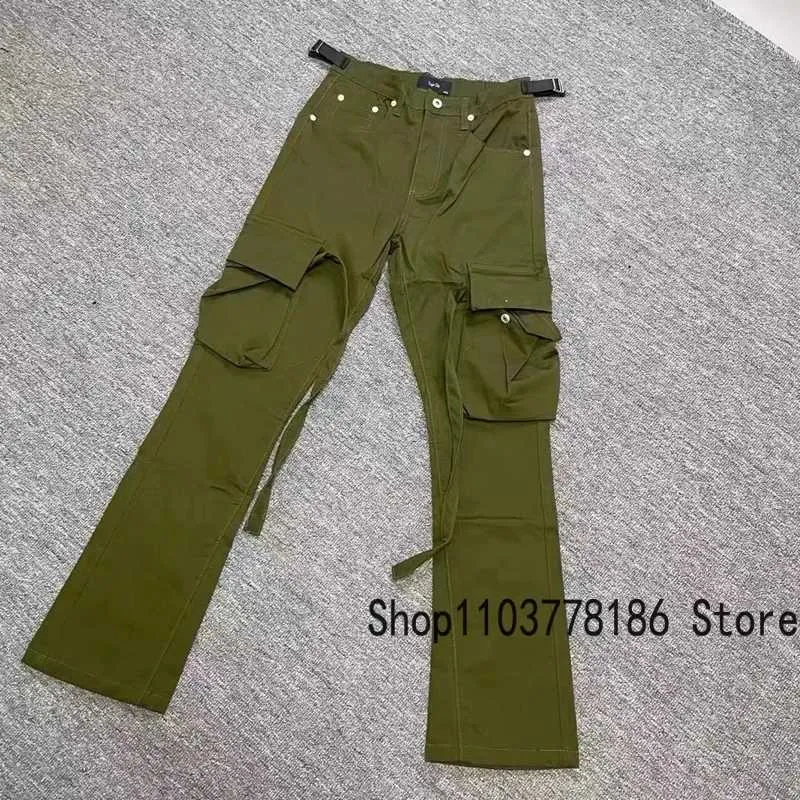 Mens Pants VUJADE Cargo Pants Retro Street Mens Fashion Casual All