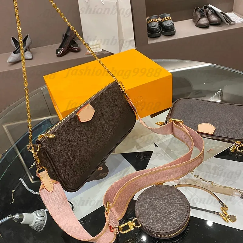 High Quality Designer Womens Purse Set Luxury Wide Strap Shoulder Bag Crossbody Bag With Small Wallet Long Strap Handbag And Classic Clutch Tote From Fashionbag9988 29.96 DHgate.Com