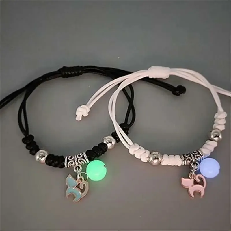 St.kunkka 2pcs Couple Bracelet Friendship Best Friend Bracelets Yin Yang Tai Chi Necklace Bracelet Jewelry Sets For Women I.546682637 - Foto 4