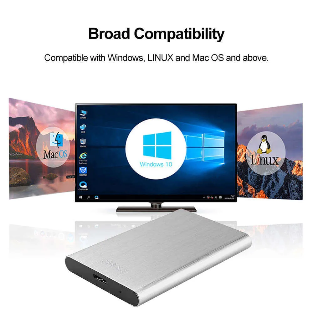 2.5 Inch External Enclosure USB 3.0 Mobile Case Disk Box 1TB Hard Drive for PC Laptop