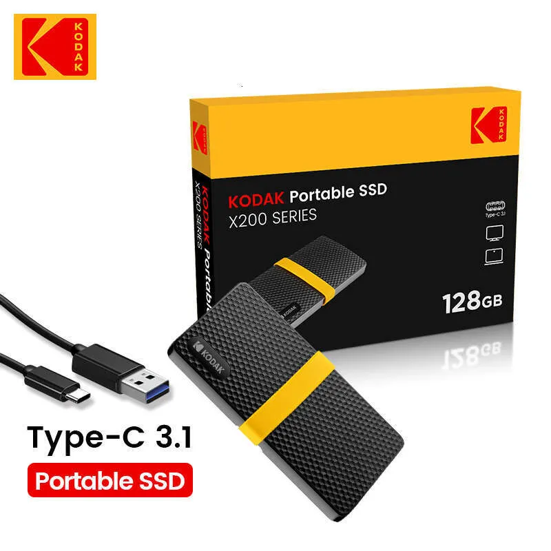 Portable External Solid State Drive High Speed USB 3.1 Type