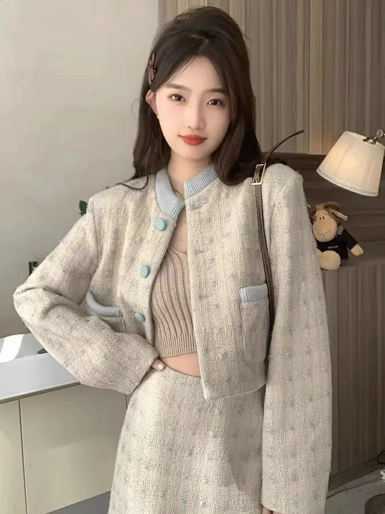Elegant Two-Piece Korean Style Womens Clothing Set for Autumn Winter Daily Outfit Acetate from Dhgate Two Piece Dress - price 91.51 Elegant Two-Piece Korean Style Womens Clothing Set for Autumn Winter Daily Outfit Acetate from Dhgate Two Piece Dress - price 91.51
