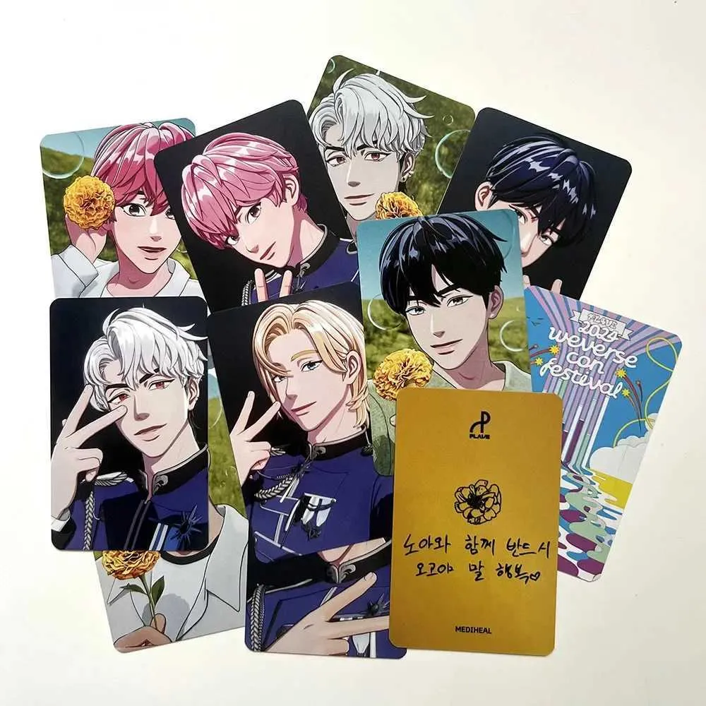 Kpop Idol PLAVE Album Asterum Photo Card Fans Mediheal Gift