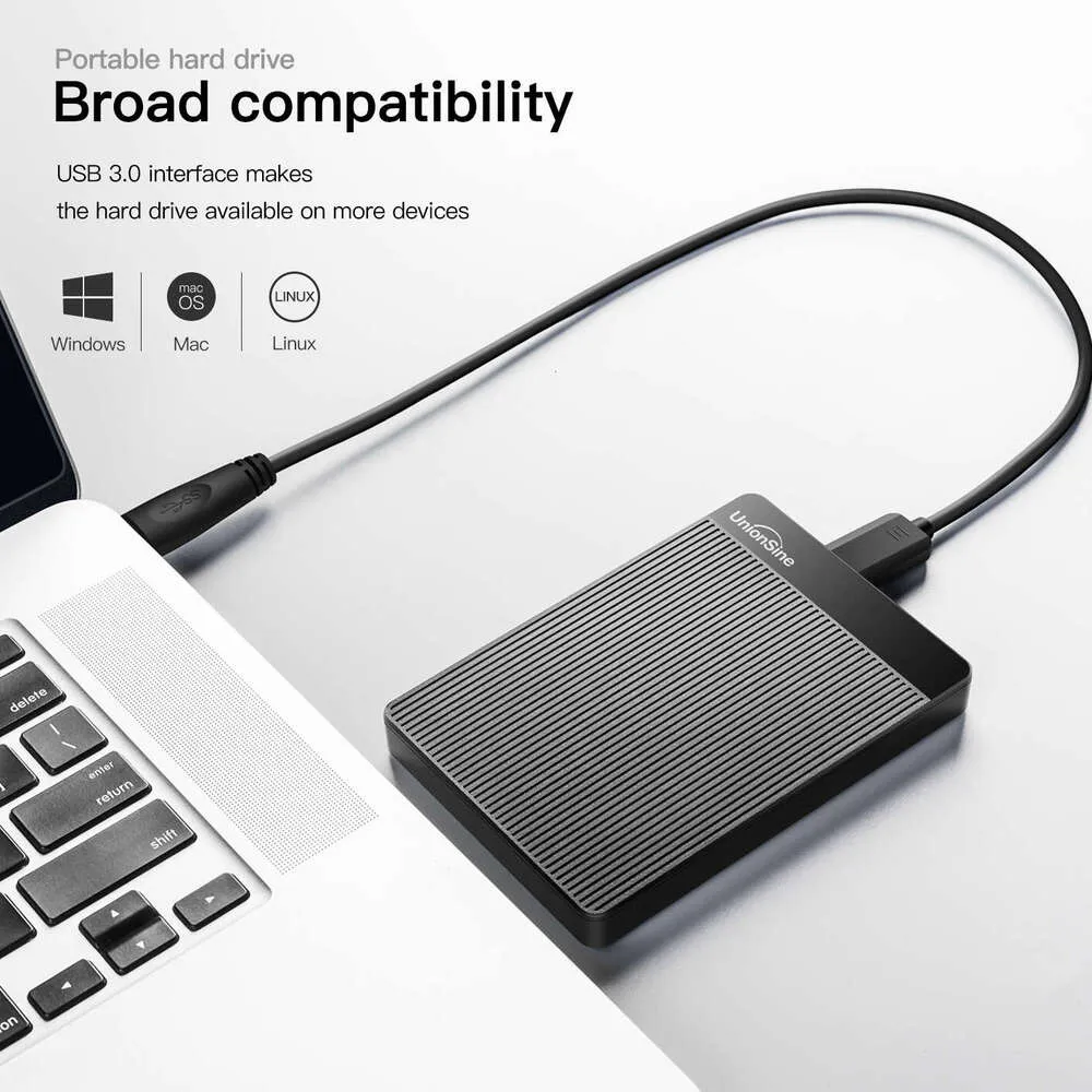 UnionSine 2.5" HDD Portable External Hard Drive 2tb/1tb/500gb/750gb Disk Memory USB 3.0 Storage for PC//Desktop/Book/TV
