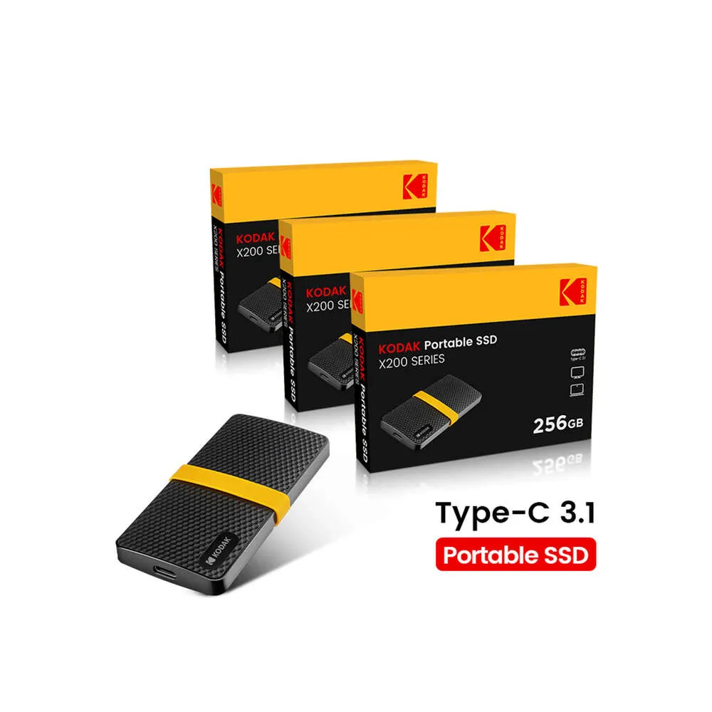 KODAK X200 ポータブルSSD 2TB Amazon.com: KODAK Portable SSD X200 drive - 512GB with USB-C