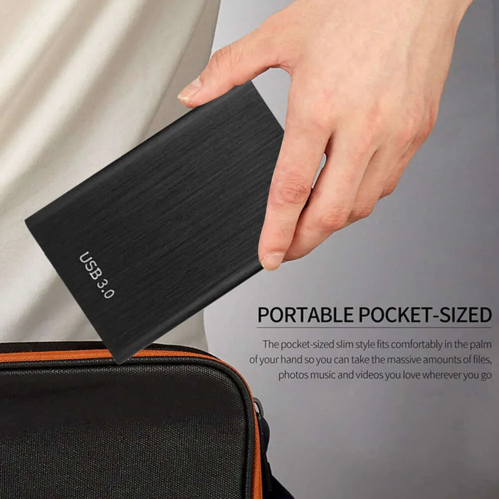 2.5 Inch External Enclosure USB 3.0 Mobile Case Disk Box 1TB Hard Drive for PC Laptop
