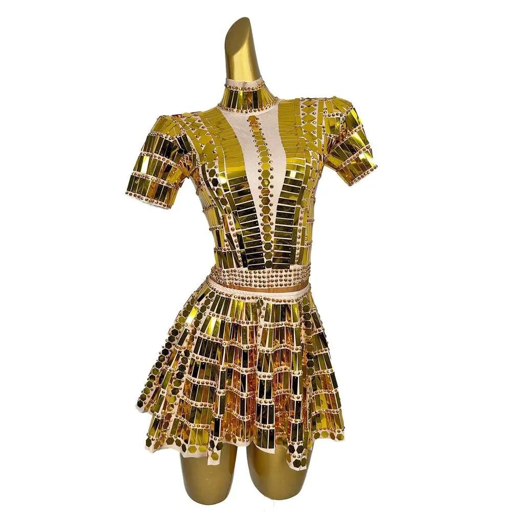 Gold Sequin Bodycon Dress Women Knee-Length V-Neck Short Sleeve Cotton  Blend Party Dress from Dhgate Street Style Dresses - price 129.98