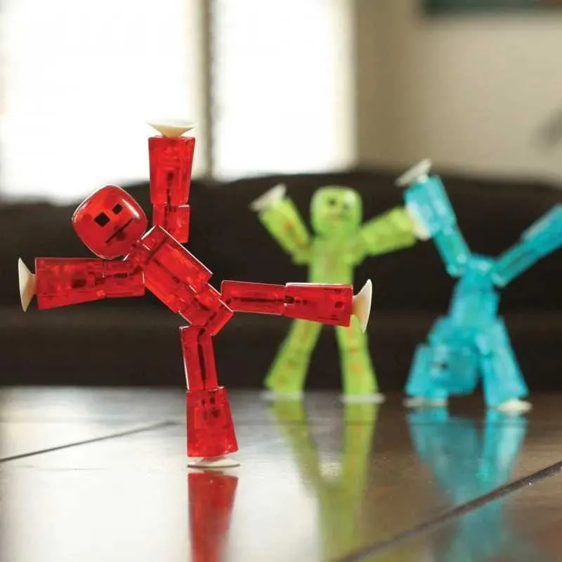 Deformable Sticky Robot Action Figures - Suction Cup Toys