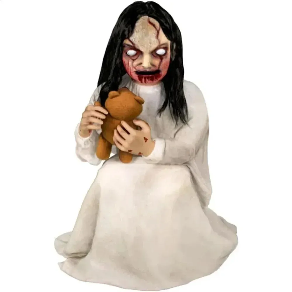 Animated Talking Halloween Dolls Creepy Decor Props for Indoor/Outdoor Use