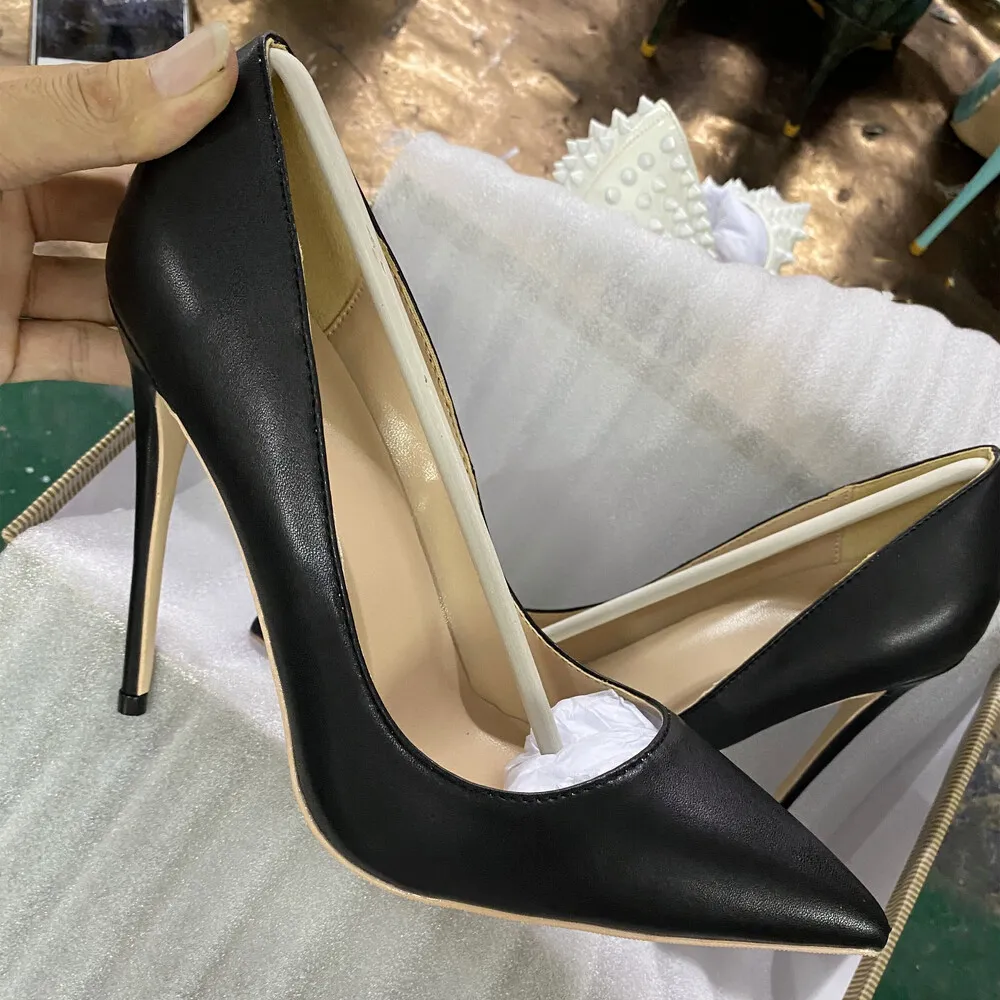 Matte black high heels hotsell