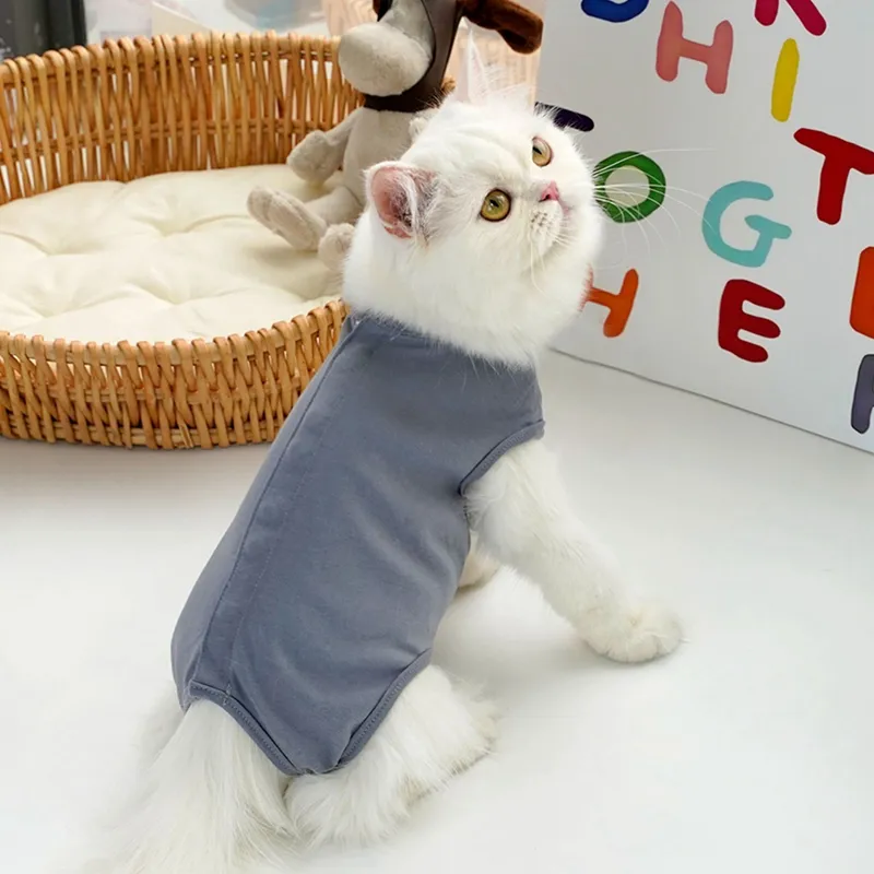 Cat Recovery Suit: Breathable After-Surgery Onesie for Female Cats