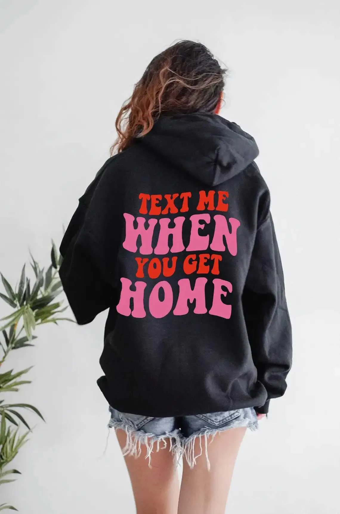 Sweats À Capuche Pour Femmes Textez Moi Quand Vous Rentrez À La Maison  Tumblr Sweat À Capuche Femmes Grunge Tumblr Décontracté Hipster Vintage  Fête Strt Style Pulls Y2408148EFC S251113 Du 3,73 € | DHgate, image size:1140x1725