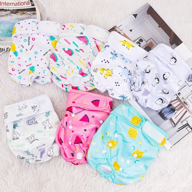 Culottes Pour Chiennes En Chaleur Lot De 3 Taille L | Lavables, Absorbantes | Pour Incontinence