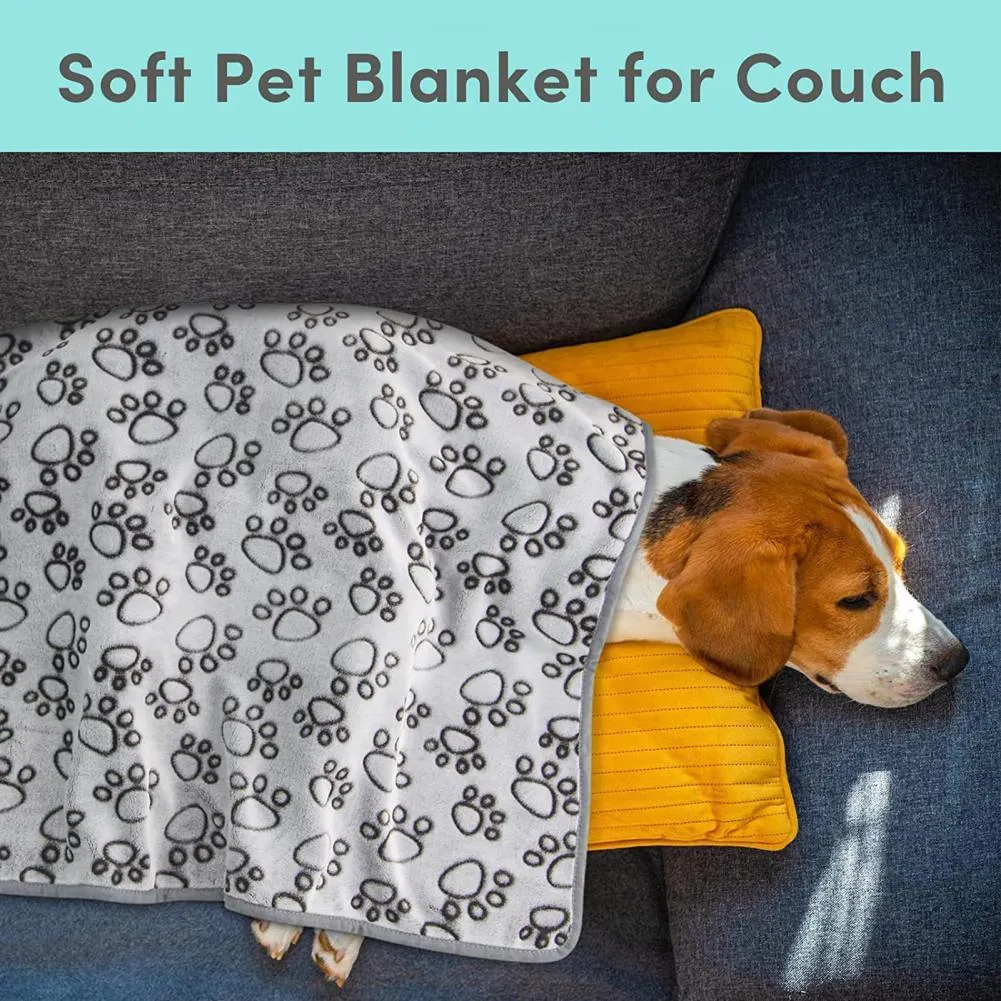 Dog print fleece blanket 2025