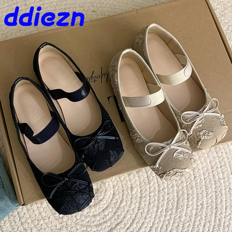 Bulk Low Heel Ballet Flats: Womens Soft Sole Mary Jane Ballerina