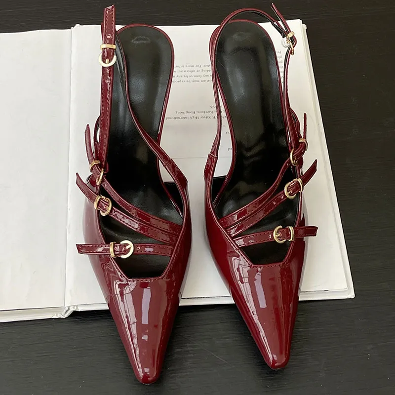 knee length dresses for ladies Elegant Red Slinky Slip Dress