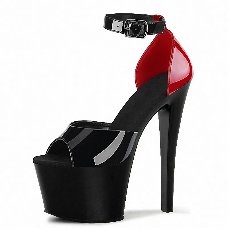 Bulk 8 Inch Exotic Platform Mia Platform Sandals With Black And Red Nightclub Style 20cm Gothic Strip High Heels For Pole Dancing And Elegant Peep Toe Fetish At Only 21.21 DHgate.Com