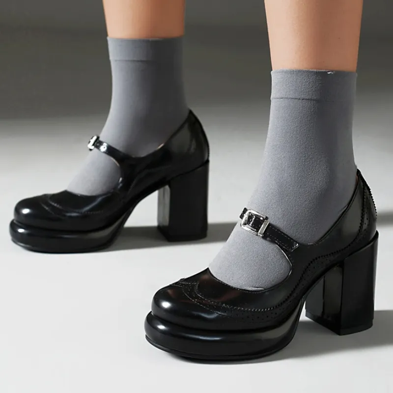 YASE】[ENTRY] Platform Mary Jane Amazon.com | XIEDA Mary