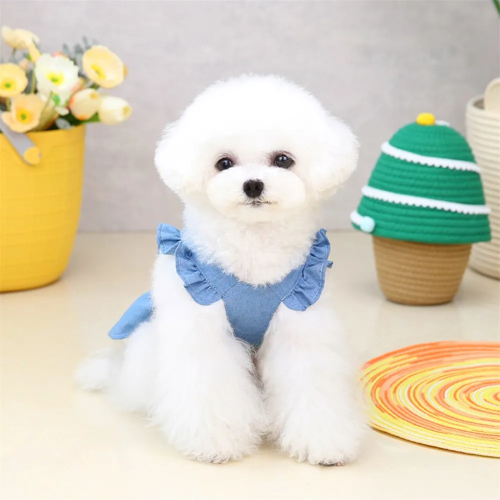 Dress For A Dog Denim Princess Dress, Adorable Dog... From Dh218258, $10.05  | DHgate.Com