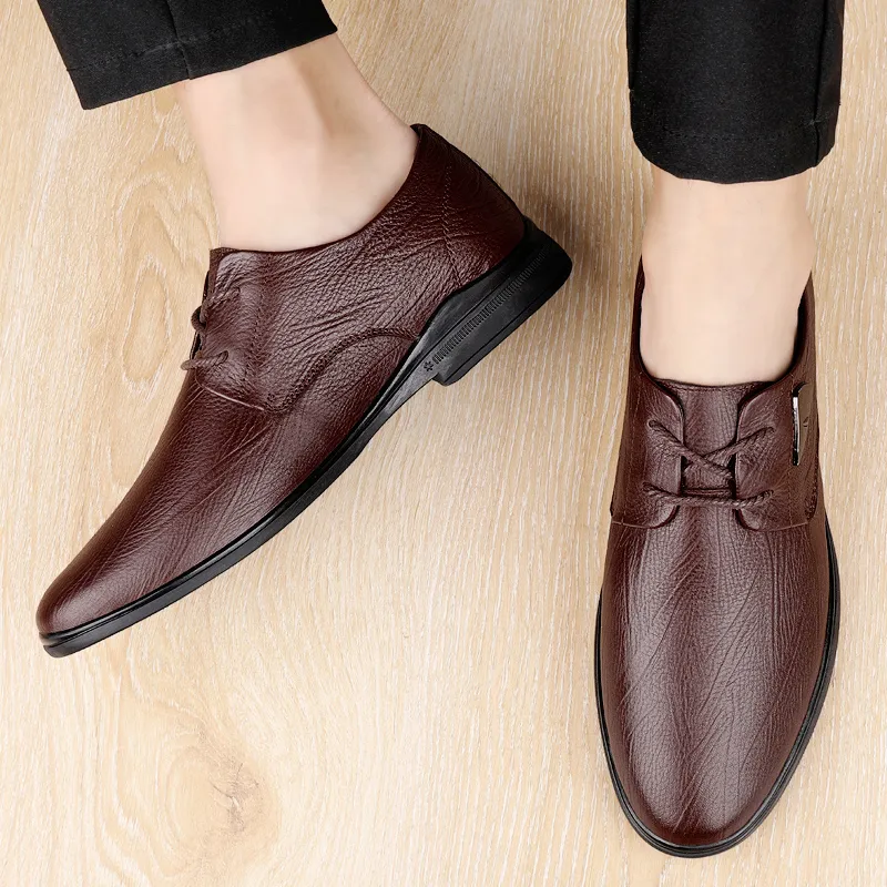 white christmas dresses Classic Elegance Leather Wingtip Oxford Shoes main image 0
